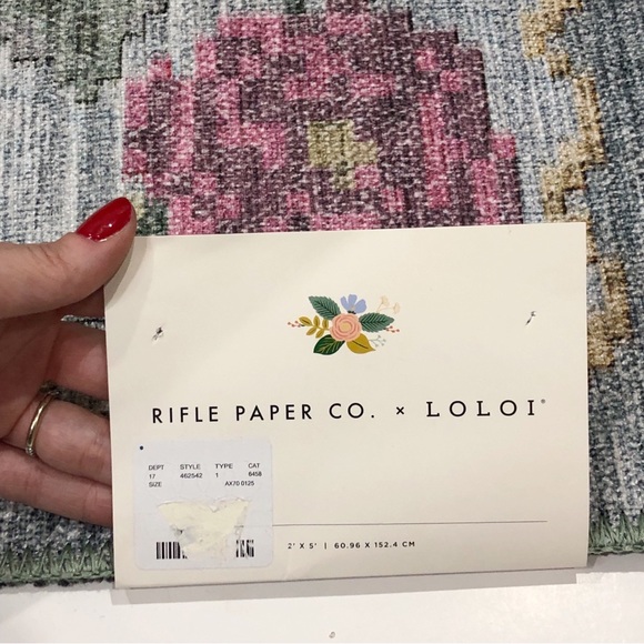 Rifle Paper Co. Runner Rug - Picture 7 of 9